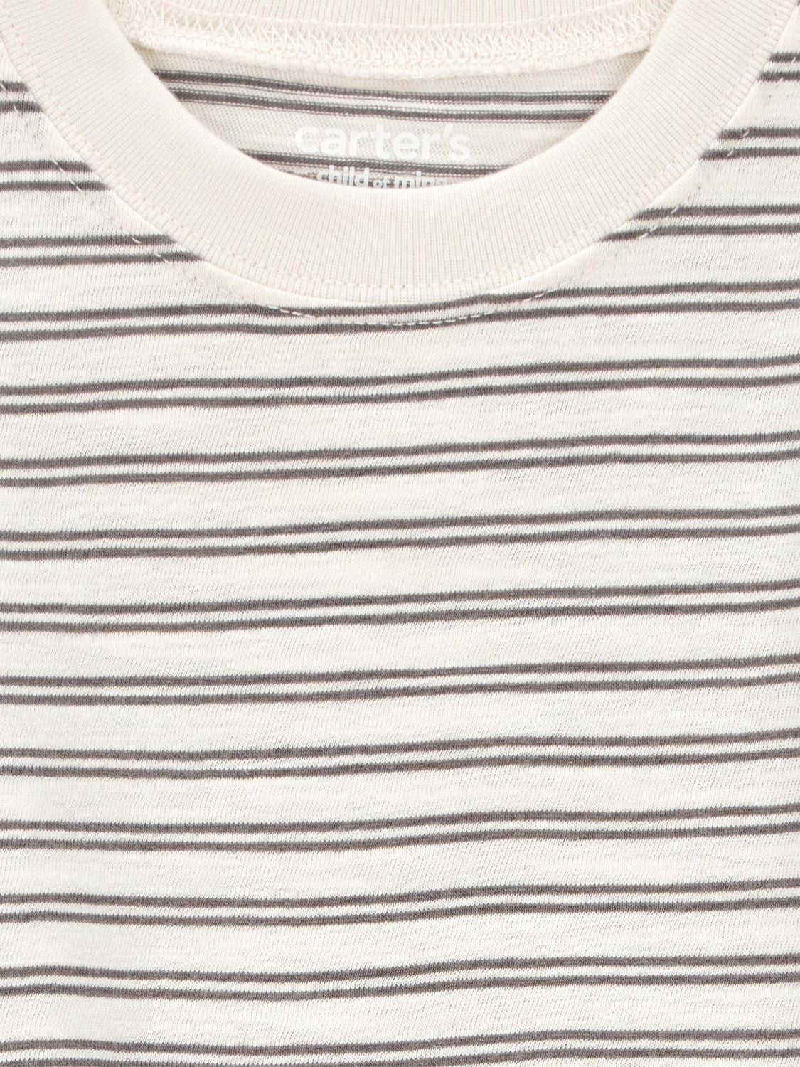 Carter's Child of Mine Ensemble 2 pièces à rayures grises pour bébé garçon