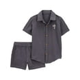 thumbnail image 1 of Carter's Child of Mine Toddler Boys' Grey Palm Tree 2 Piece Set, 1 of 3