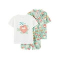 thumbnail image 1 of Carter's Child of Mine Kid Girls' Multi Breakfast 3 Piece PJs, 1 of 6