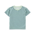 thumbnail image 2 of Carter's Child of Mine Kid Boys' Blue Stripe 3PC PJs, 2 of 5