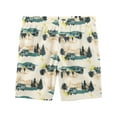 thumbnail image 3 of Carter's Child of Mine Kid Boys' Green Camping 3PC PJs, 3 of 5