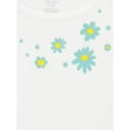 thumbnail image 4 of Carter's Child of Mine Kid Girls' Blue Daisy 3 Piece PJs, 4 of 6