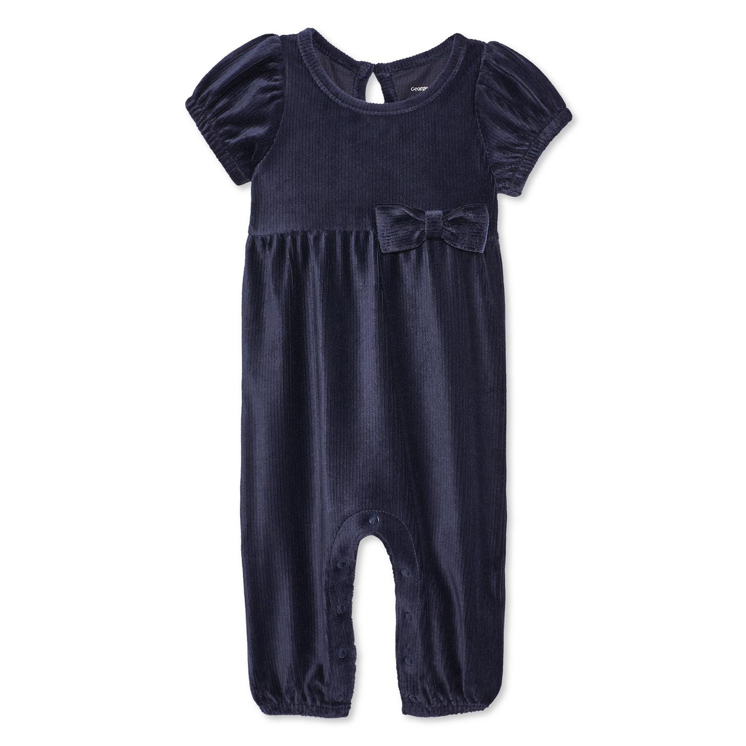Roimper George Baby Girls' Velour Romper - Walmart.ca