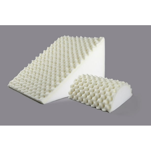 Orthowave™ Wedge Recliner and Knee Rest Set with Convoluted Memory Foam