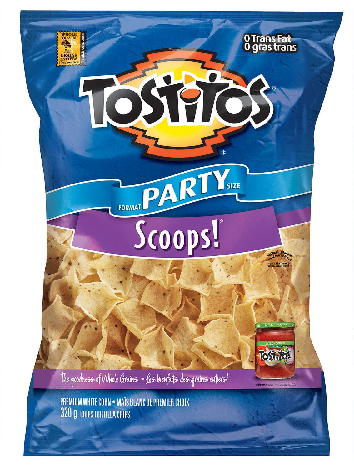 Tostitos® Scoops!® Premium White Corn Tortilla Chips Walmart Canada