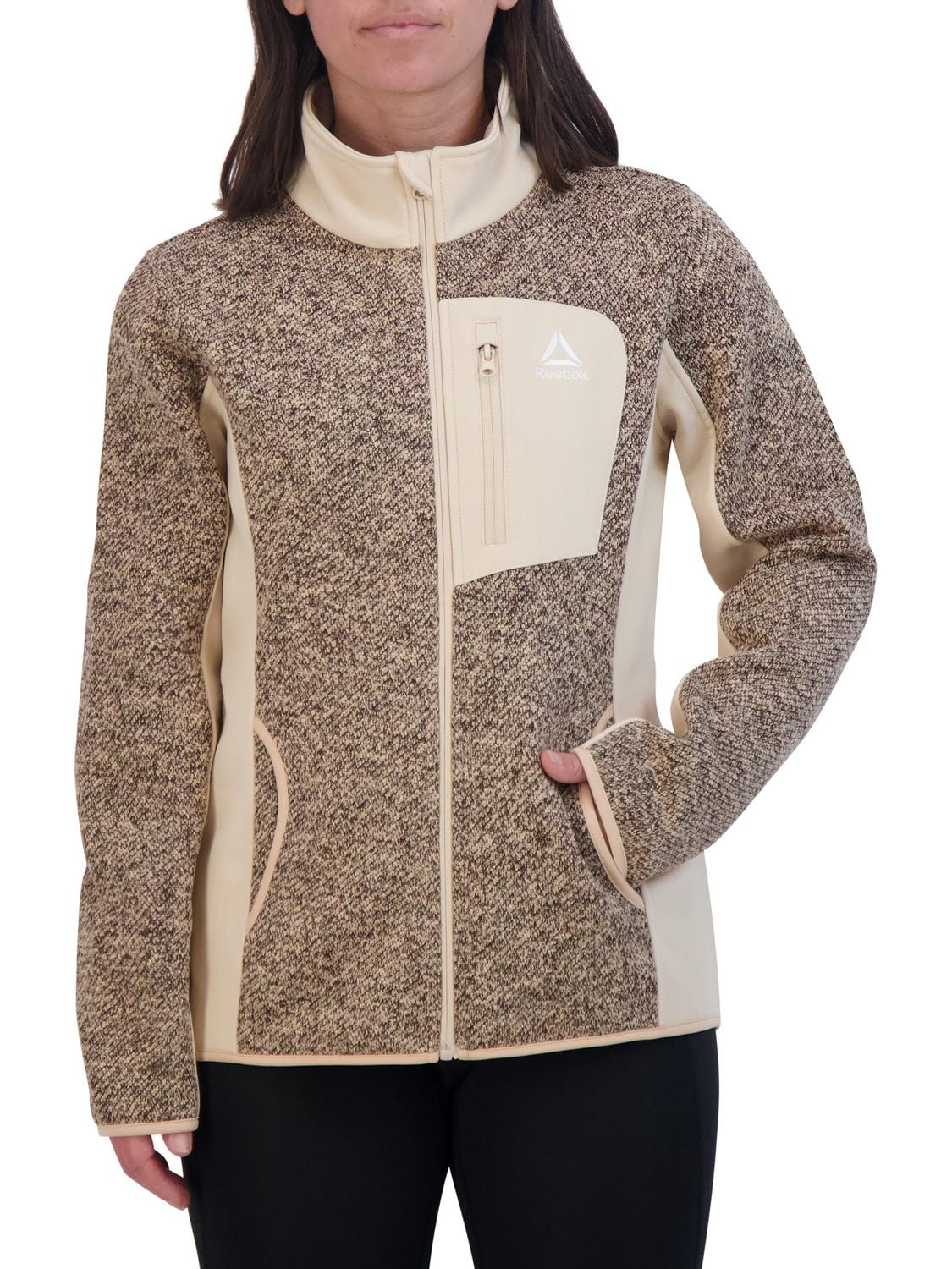 Reebok Pull polaire pour femme Veste polaire pull imprimee pour femme Walmart