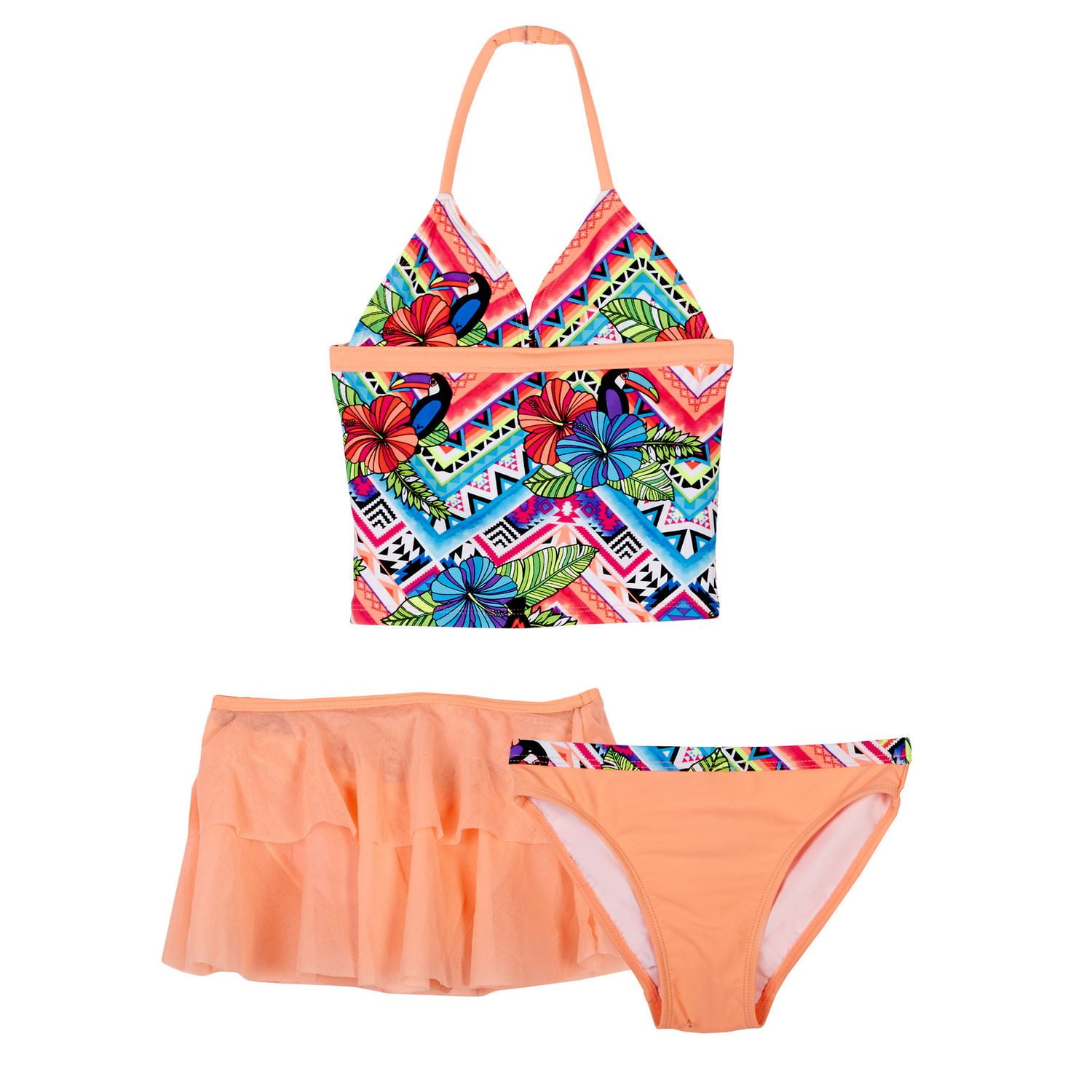 Girls' 3Piece Fashion Bathing Suit Walmart Canada