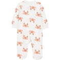 thumbnail image 2 of Carter's Child of Mine Baby Boys' Peach Crab Sleep n Play, 2 of 3
