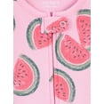 thumbnail image 3 of Carter's Baby Girls' Watermelon Sleep n Play, 3 of 3