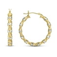 thumbnail image 1 of Quintessential 14CT Or collé sur argent Dames Anneaux ronds, 1 of 1