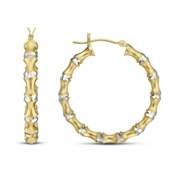 Quintessential 14CT Or collé sur argent Dames Anneaux ronds