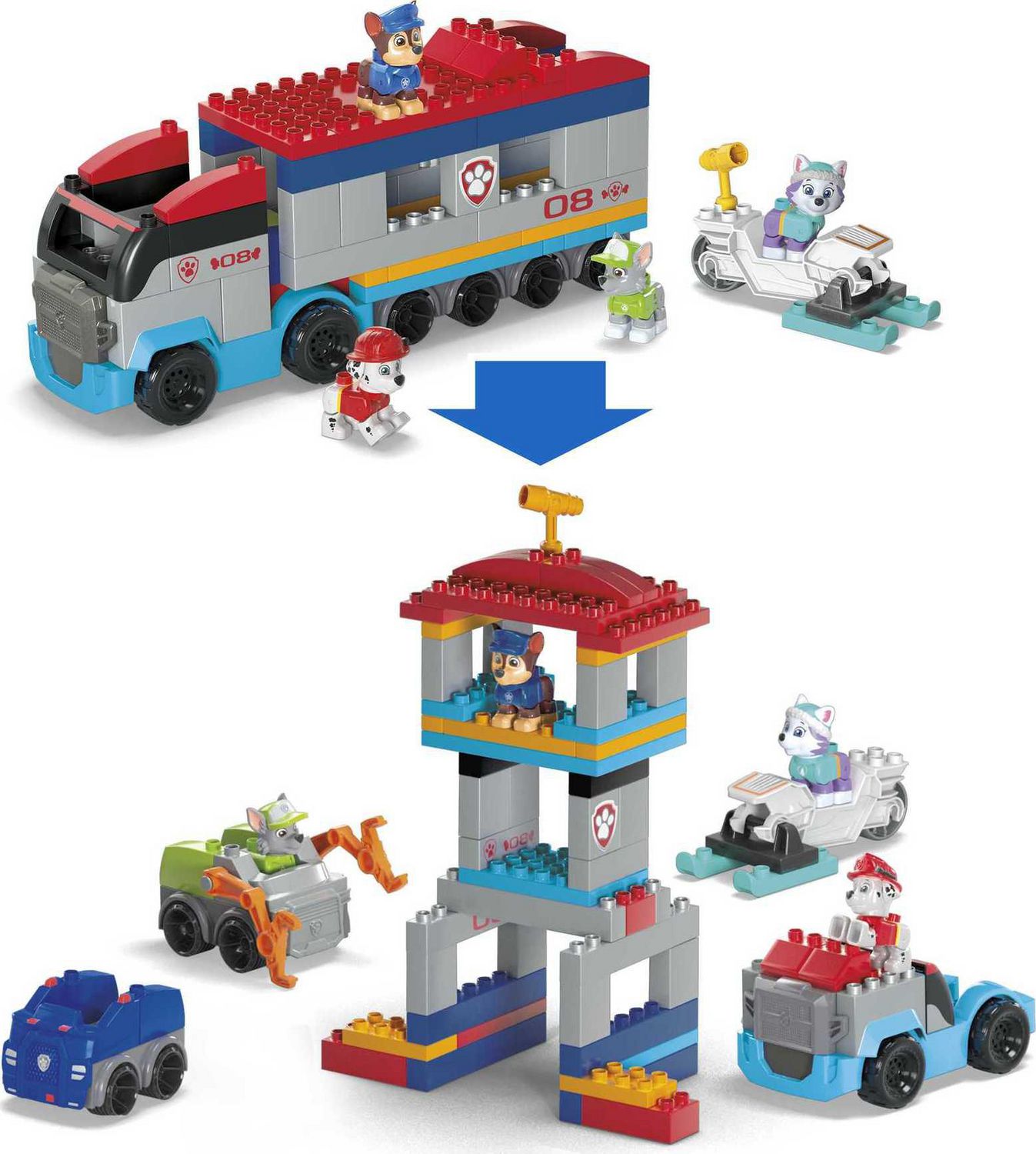 Lego et jeux de construction pour enfants pat patrouille