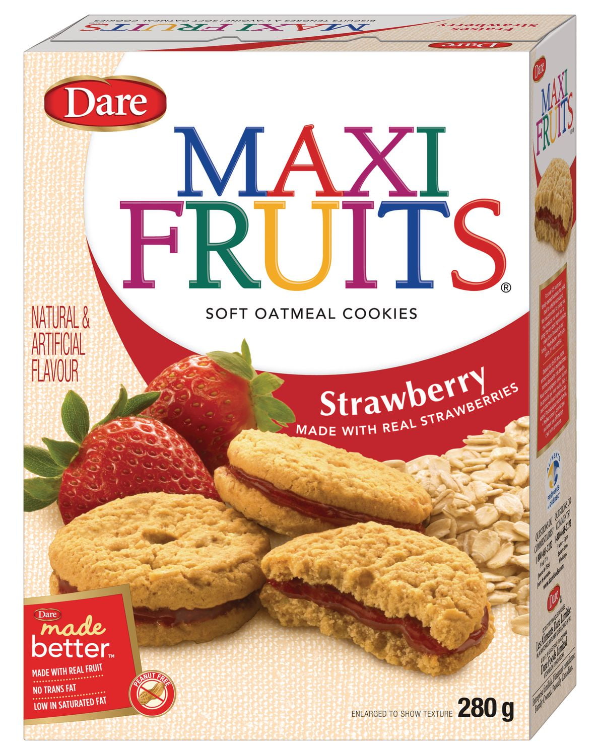 Maxi Fruits Strawberry Cookies, Dare Walmart Canada