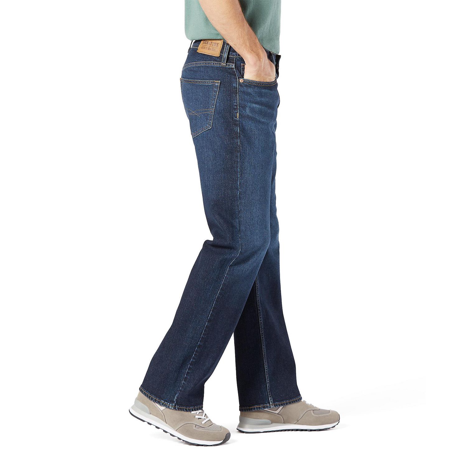 Levi Strauss Signature Men s Relaxed Fit Jeans Available sizes 29 42 Walmart