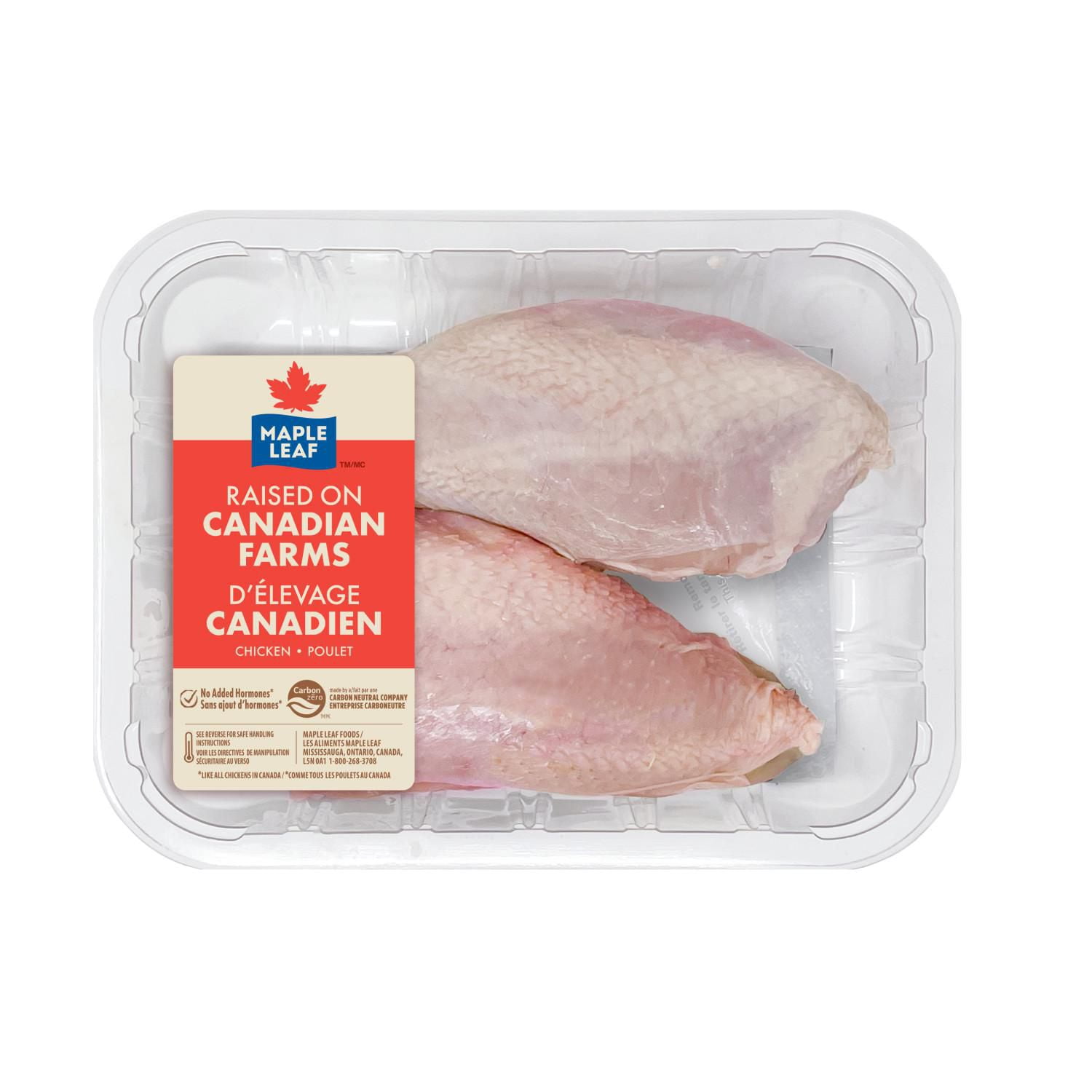 Maple Leaf Bone-In Chicken Breasts