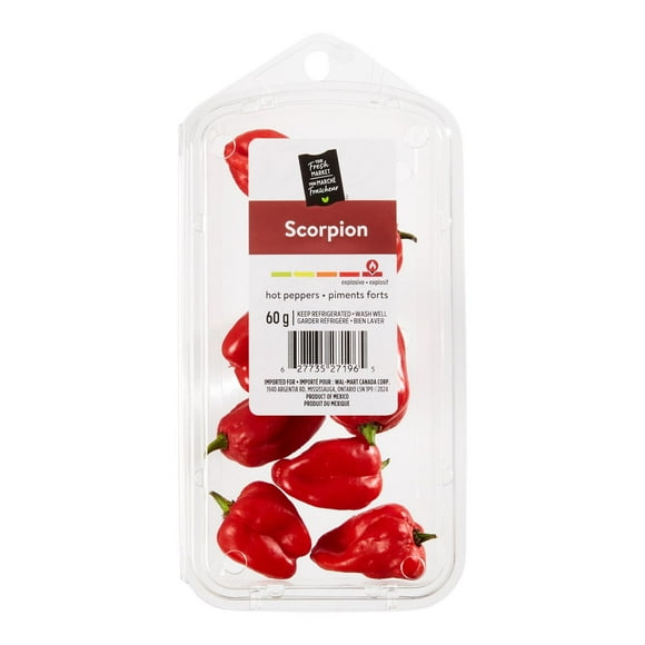 Hot Peppers, Scorpion, Your Fresh Market, 60 g