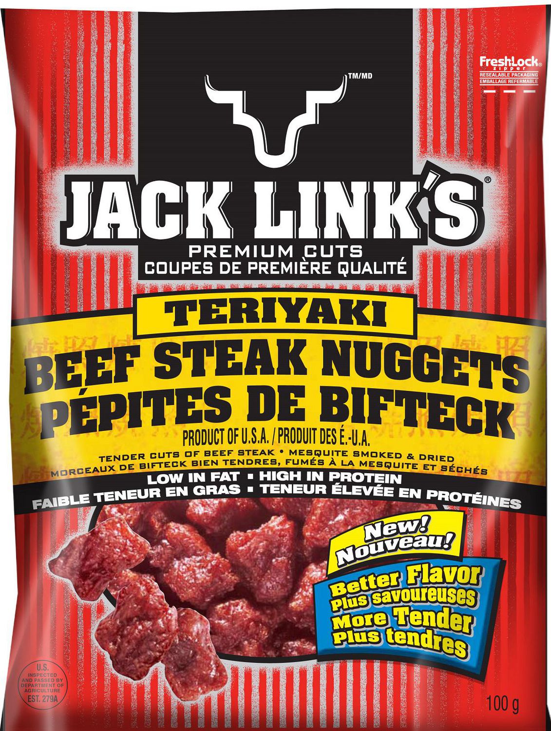 Jack Link's Teriyaki Beef Steak Nuggets | Walmart Canada