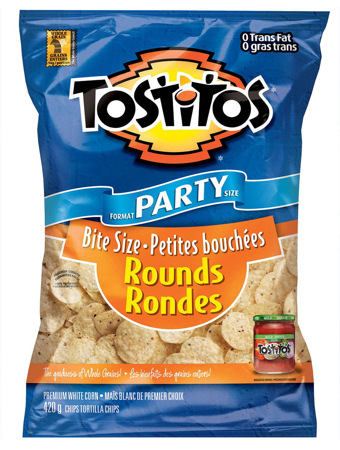 Tostitos® Premium White Corn Bite Size Rounds Tortilla Chips | Walmart ...