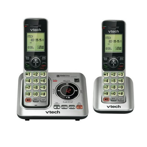 Vtech CS 6629-2 Répondeur à 2 combinés sans fil avec afficheur/afficheur de l’appel en attente