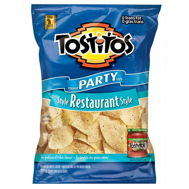 Chips tortilla au maïs blanc de premier choix Style restaurant de TostitosMD
