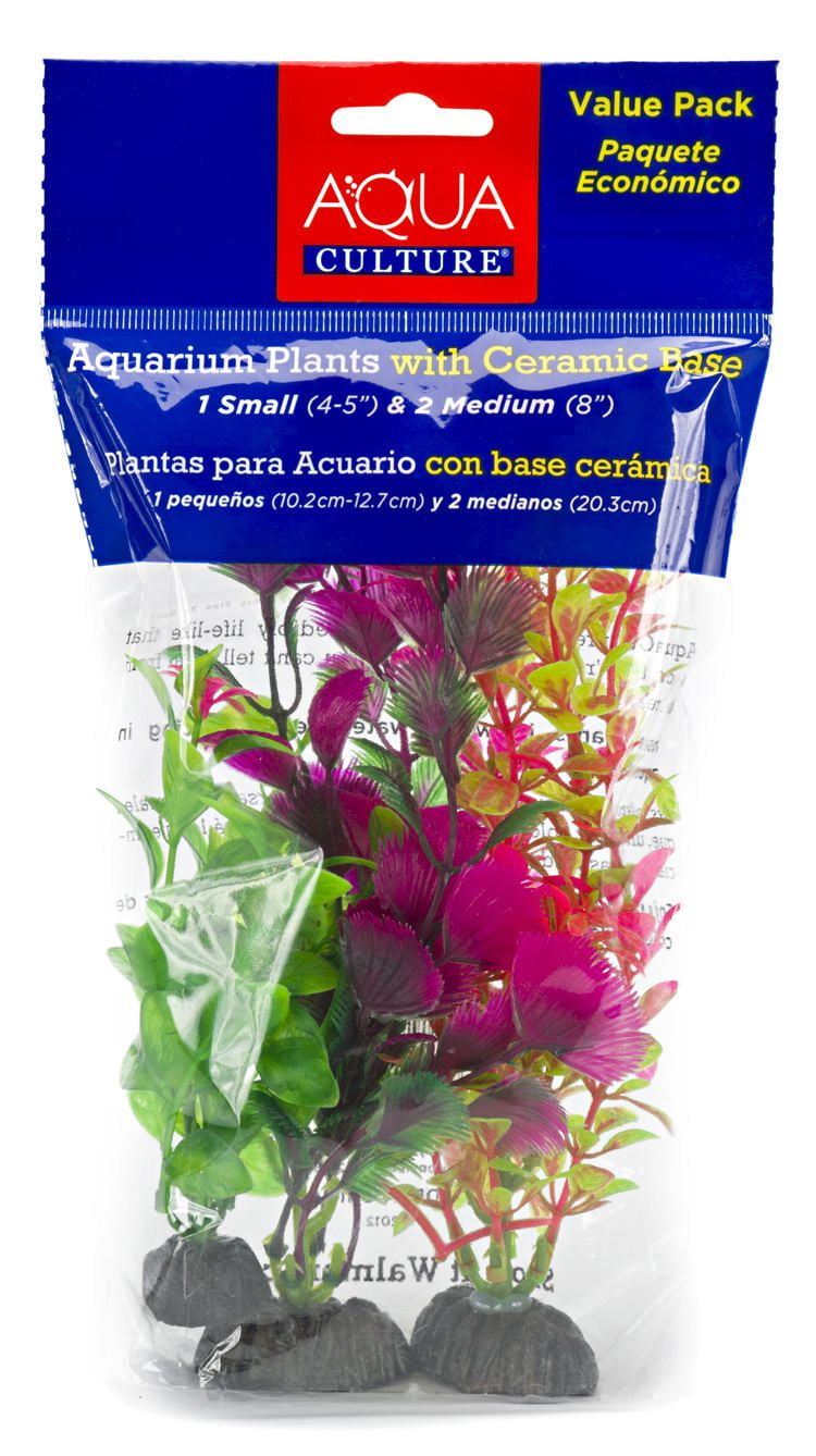 PennPlax Aqua Culture 3 Pk Plants Assorted Walmart Canada