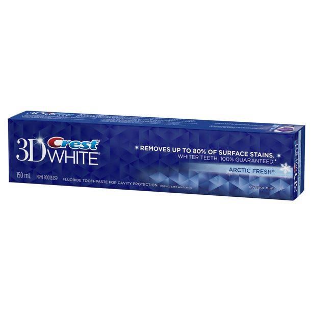 Dentifrice blanchissant Fraîcheur arctique Menthe fraîche glacée de Crest 3D White