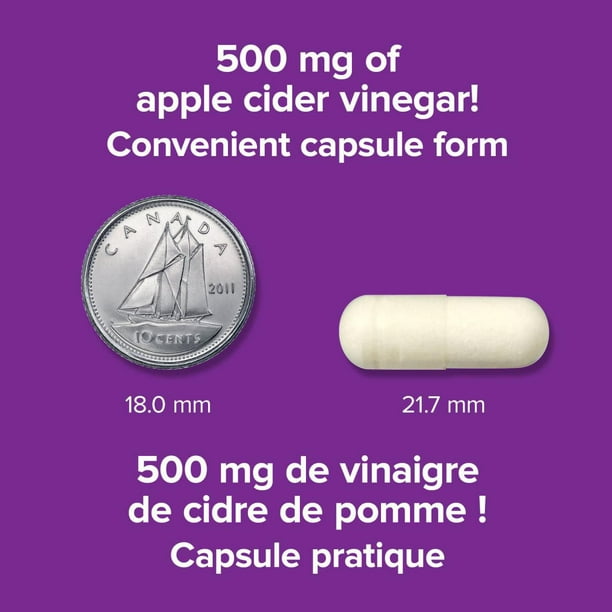 Vinaigre de Cidre de Pomme 2000 mg  180 gélules végétaliennes - Cdiscount  Santé - Mieux vivre