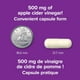 Webber Naturals vinaigre de cidre de pommes 500 mg 240 capsules – image 4 sur 11