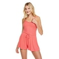 thumbnail image 1 of No Boundaries Women's Rib Pajama 2-Piece Set, 1 of 6