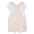 thumbnail image 2 of Ensemble 2 pièces avec salopette courte George pour bébés filles, 2 of 2