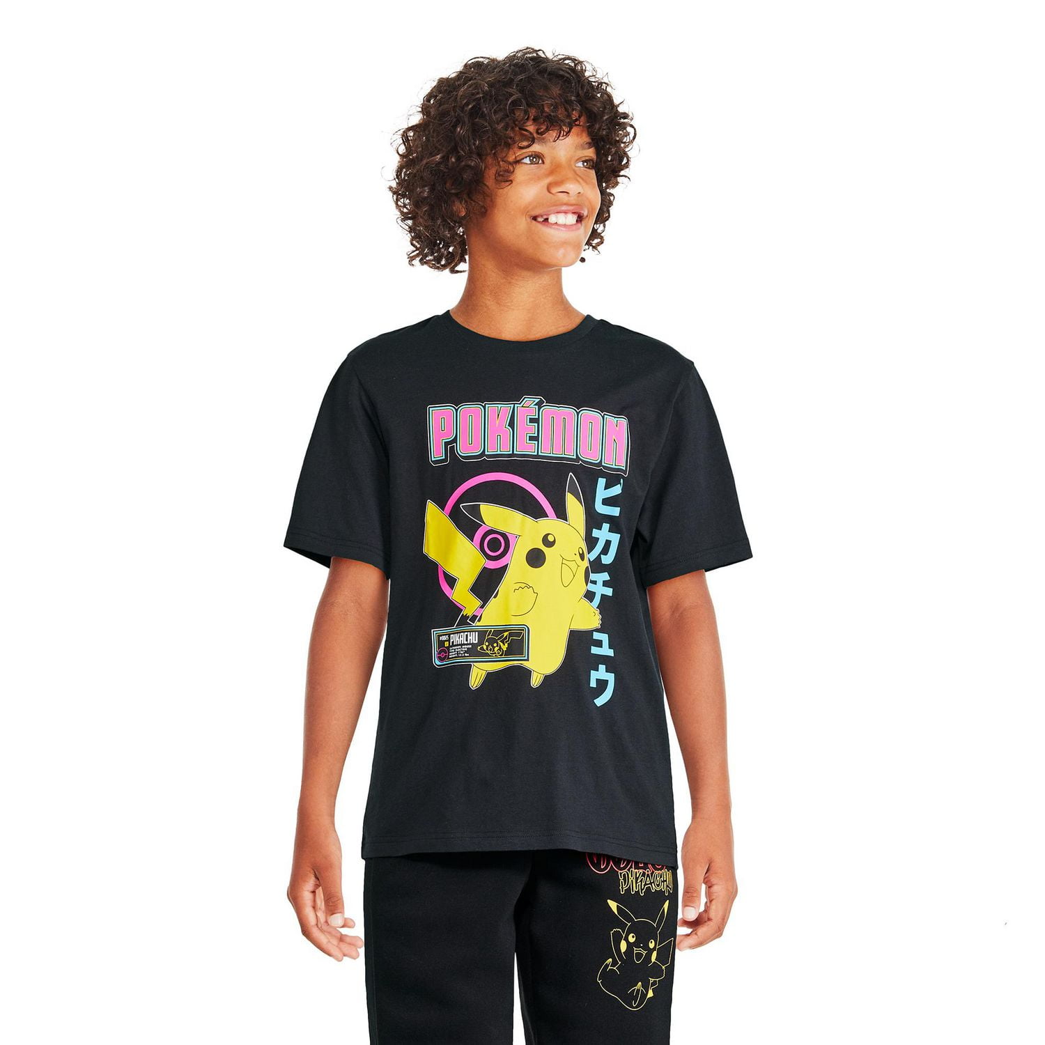 Pokemon Boys' Pikachu Tee, Sizes XS-XL