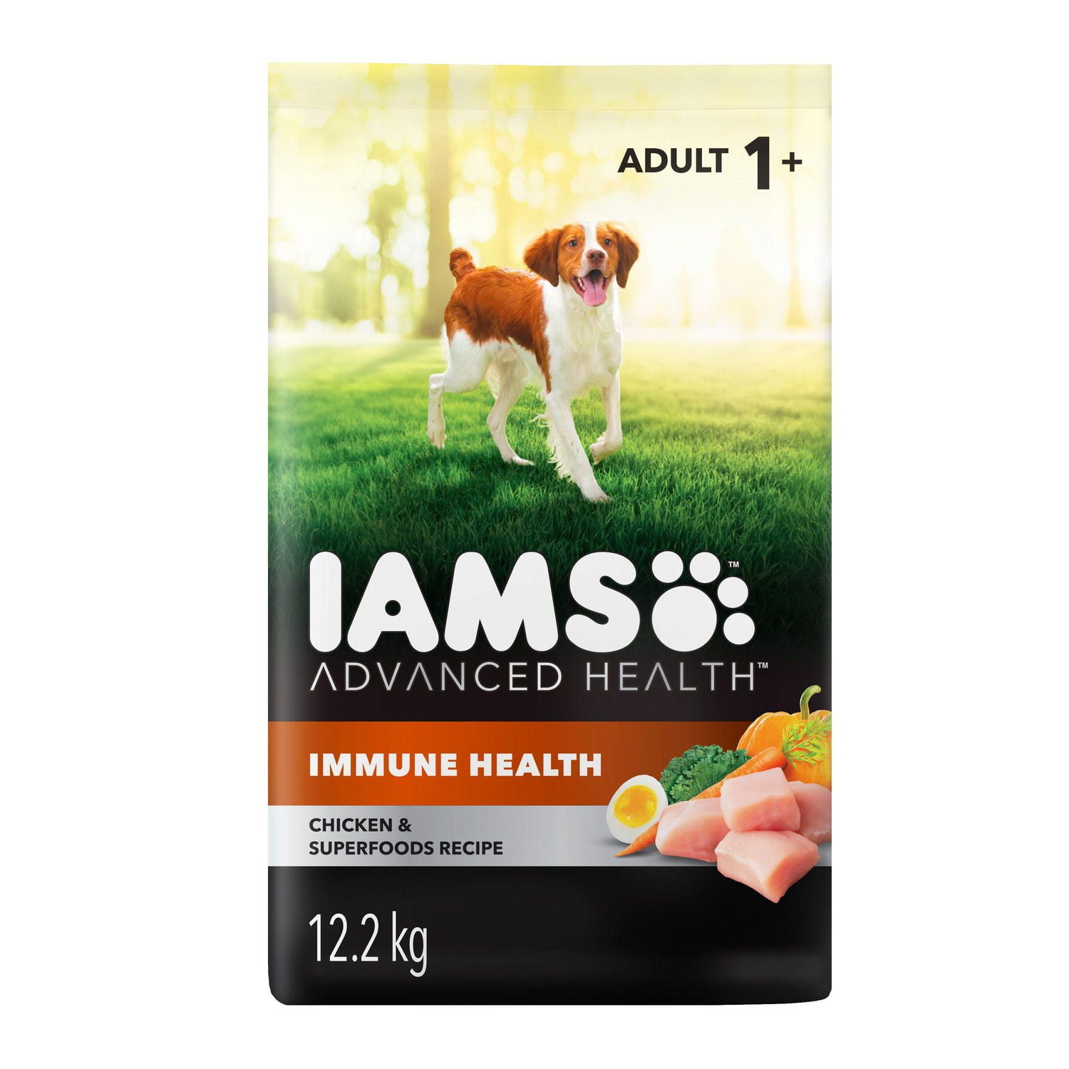 Iams Advanced Health Immune Health Chicken Superfoods Adult Dry Dog Food 2.72 12.2kg