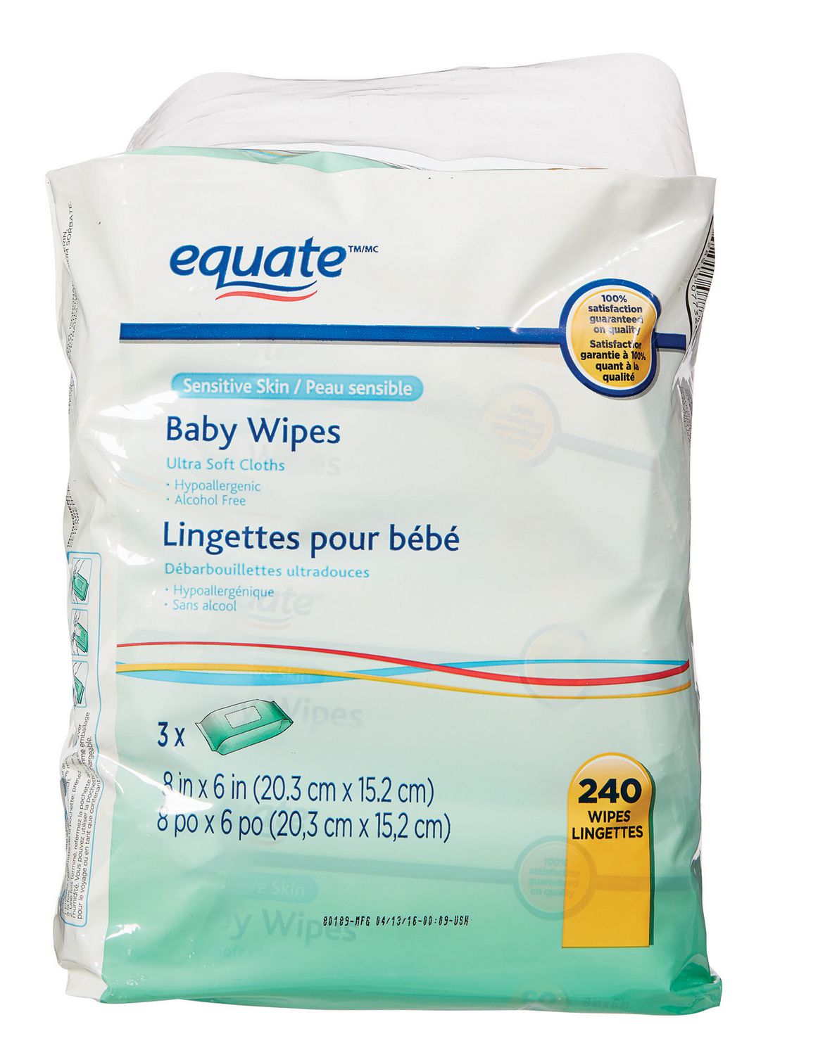 Equate Sensitive Skin Baby Wipes Walmart Canada