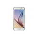 Samsung Coque transparente pour Galaxy S6 edge, argent – image 1 sur 2