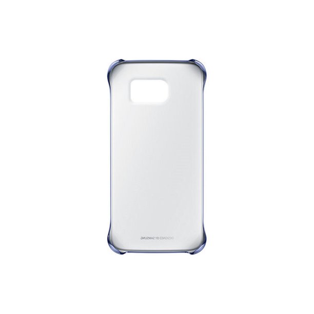 Samsung Coque transparente pour Galaxy S6 edge - bleue