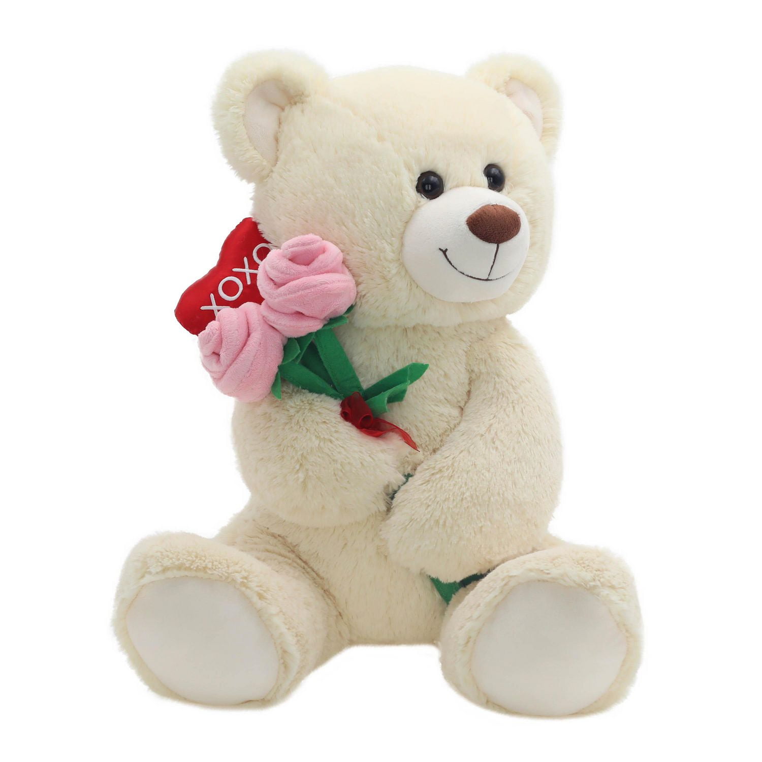 Way To Celebrate Valentine Sweet Teddy with Red Heart