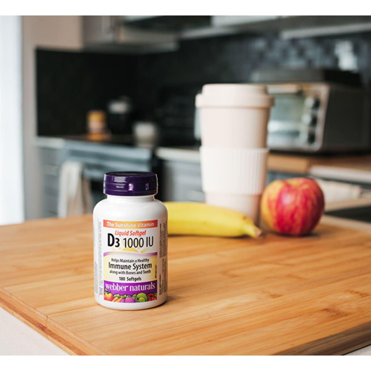 Webber Naturals® Vitamin D3, 1000 IU