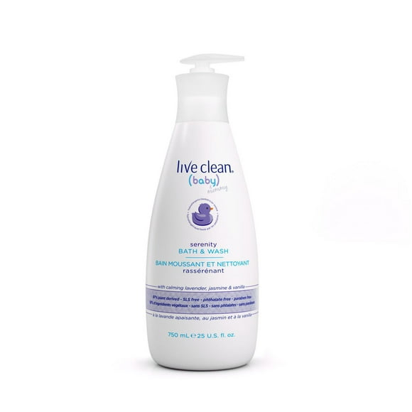 Live Clean Baby & Mommy Serenity Bath & Wash, 750 mL, Bath & Wash