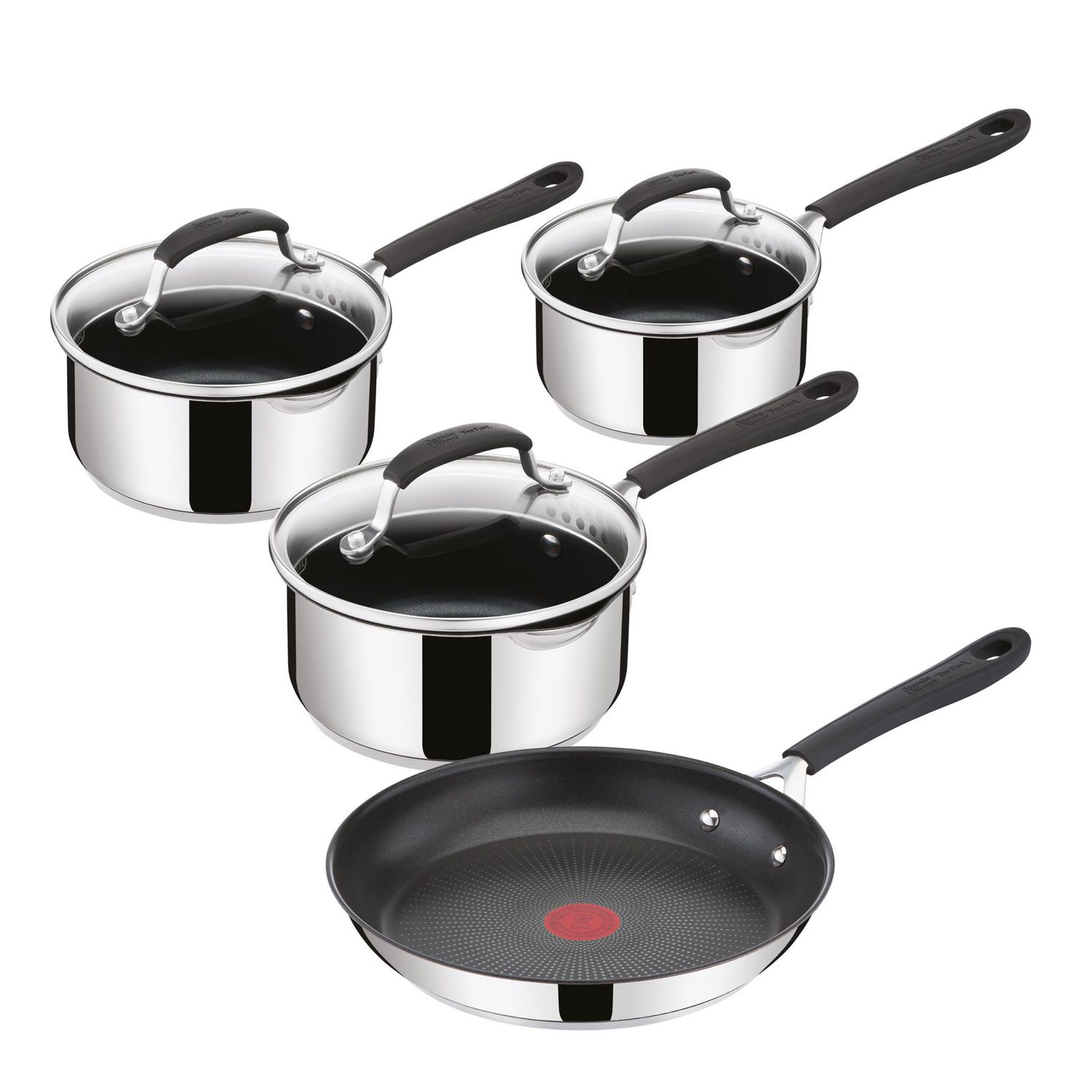 Tefal Jamie Oliver Quick & Easy Stainless Steel 7 Piece Cookware