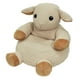 Chaise en peluche Cuddly ComfeezMC de Cloud B - mouton – image 1 sur 4
