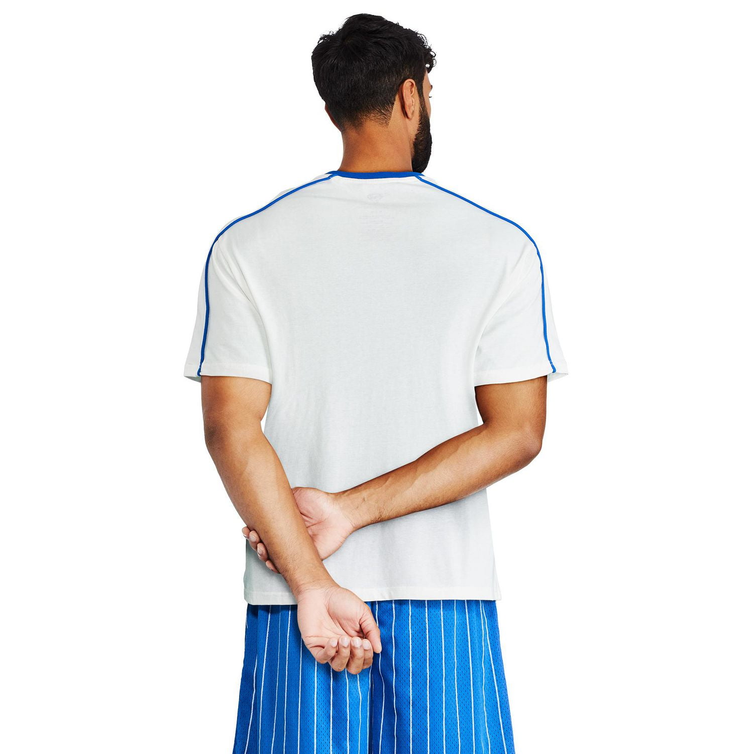 T-shirt aux bordures contrastantes Superman pour hommes