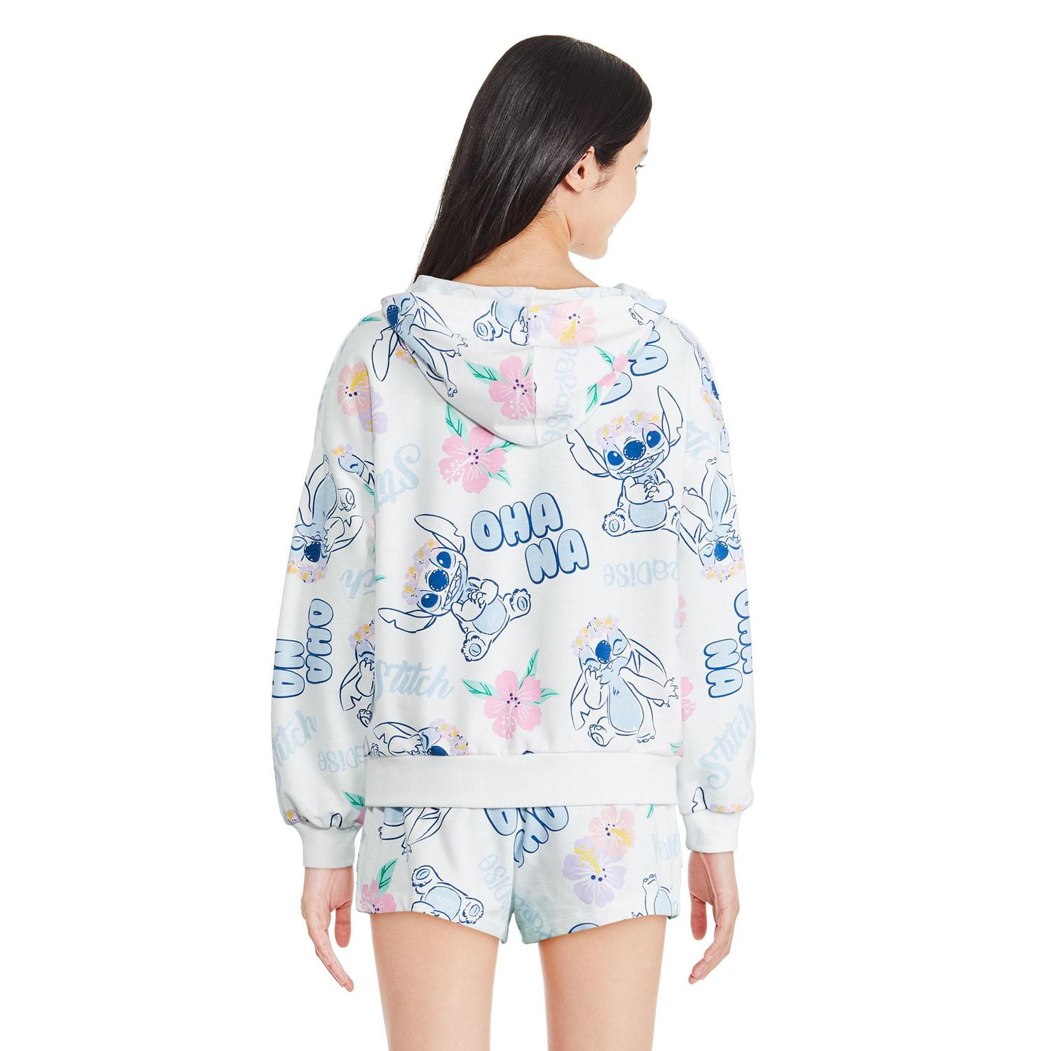 Disney Girls' Stitch Terry Hoodie