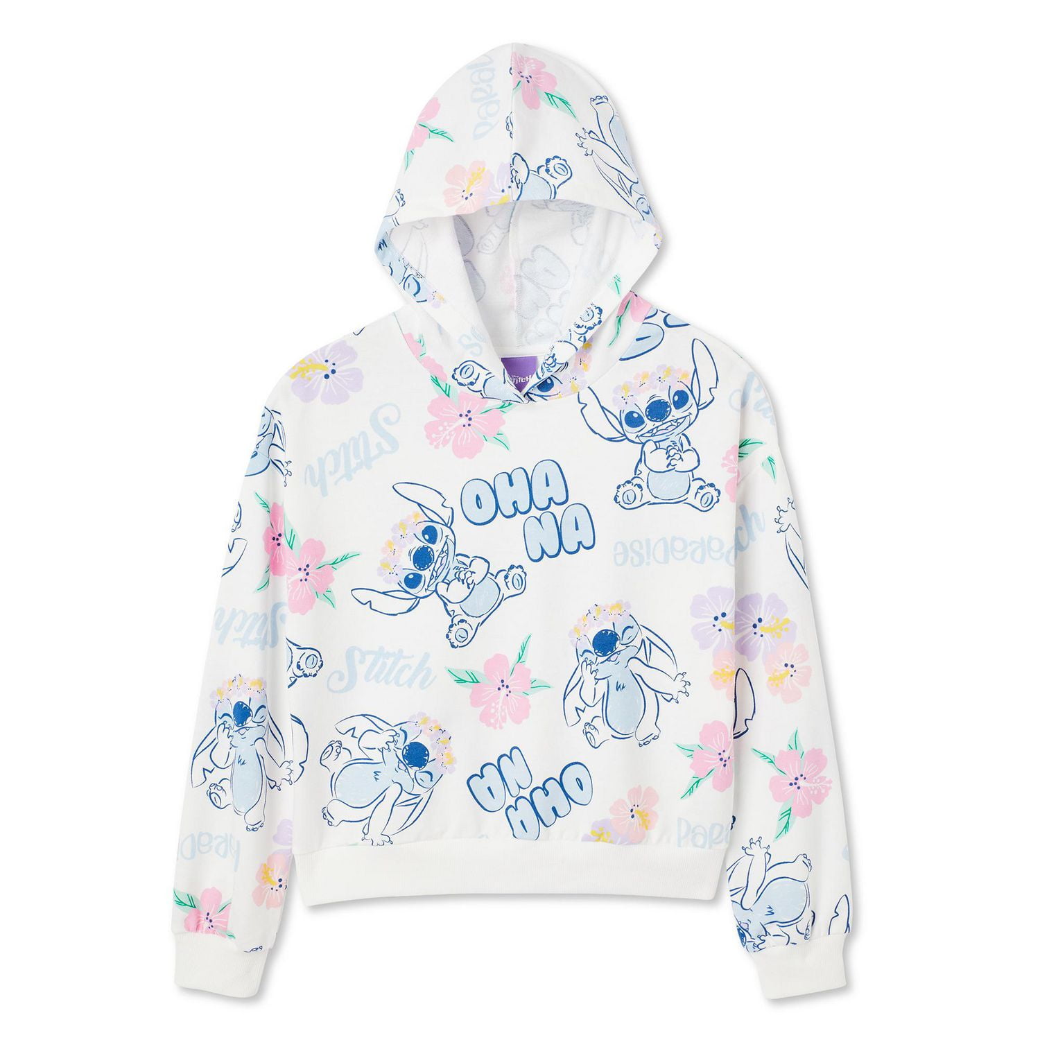 Disney Girls' Stitch Terry Hoodie