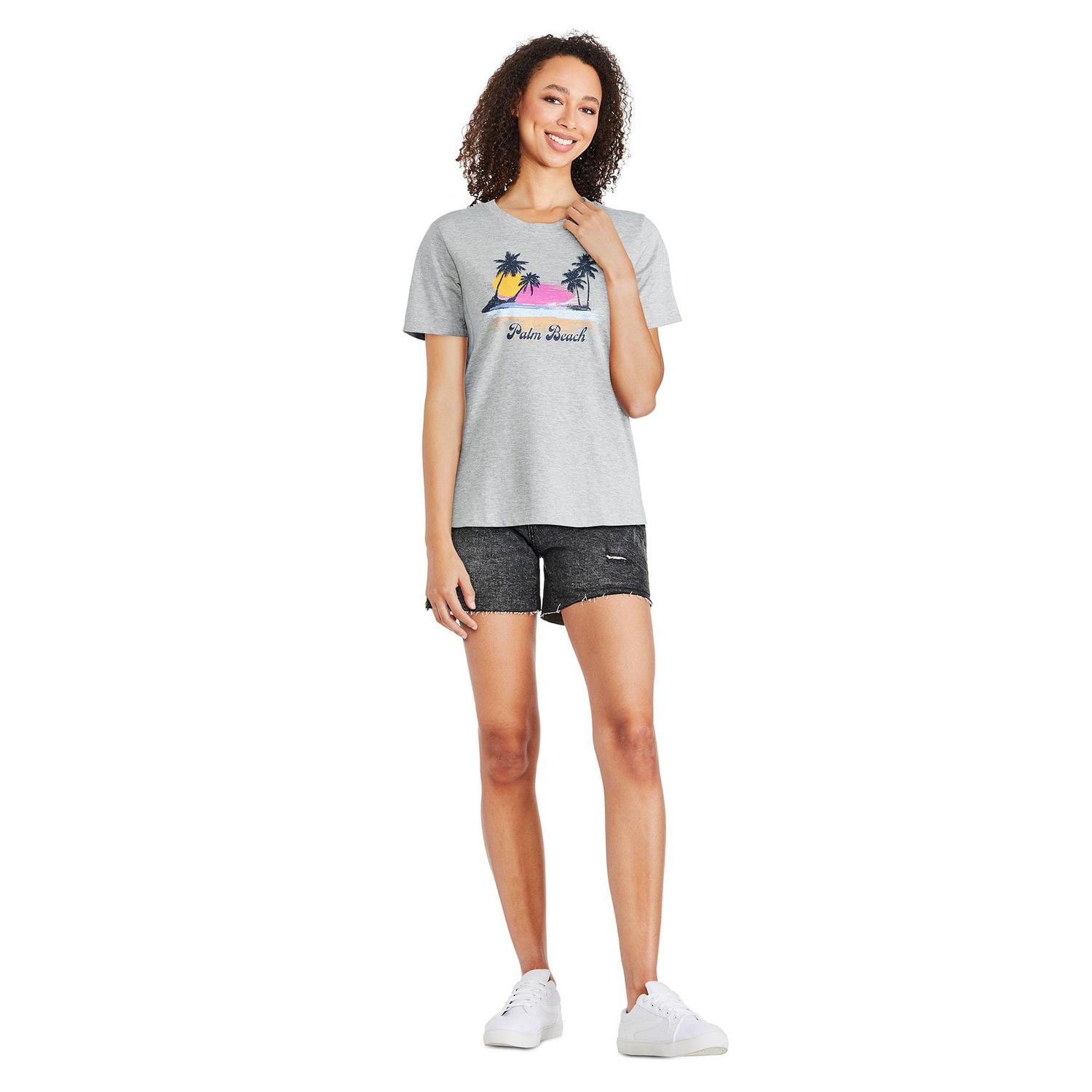 T-shirt à encolure ras du cou George pour femmes