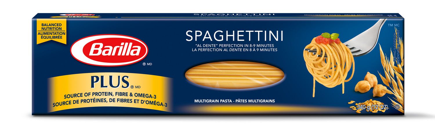 Barilla PLUS Spaghetti, Multigrain Pasta 