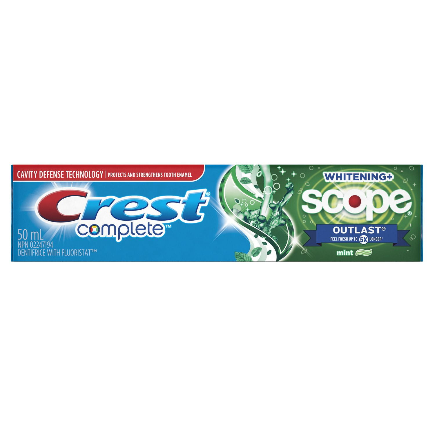 Crest Complete Outlast Whitening + Scope Mint Toothpaste | Walmart Canada