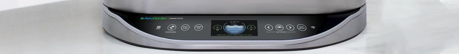 AeroGarden Bounty Elite Stainless with Gourmet Herb Seed Pod Kit