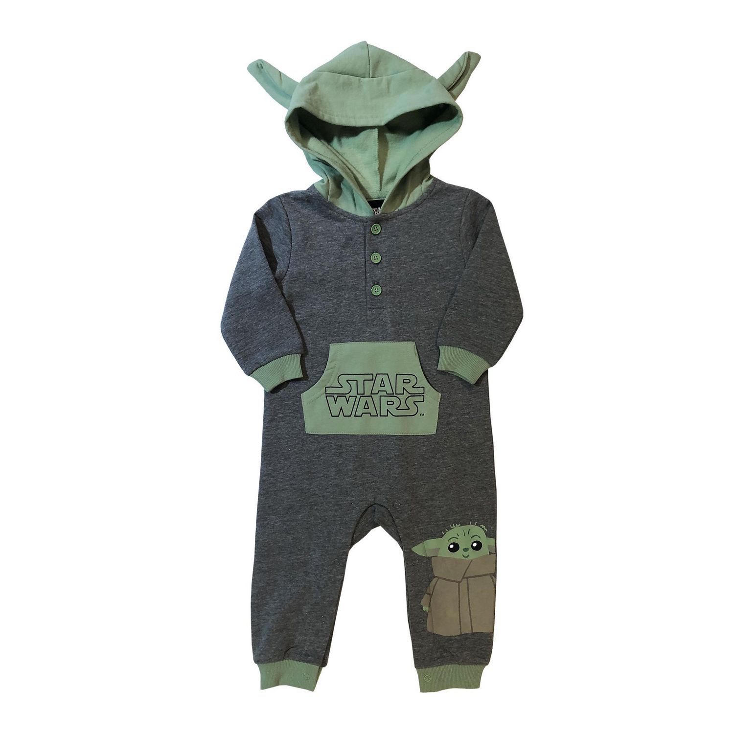 Star Wars Boys Mandalorian S The Child Long Sleeve Interlock Jumpsuit Walmart Canada