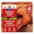thumbnail image 2 of Maple Leaf Cooked Rotisserie Chicken Legs 3 Pieces, 2 of 11