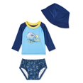 thumbnail image 1 of Ensemble 3 morceaux avec couche de bain George pour bébés garçons, 1 of 2